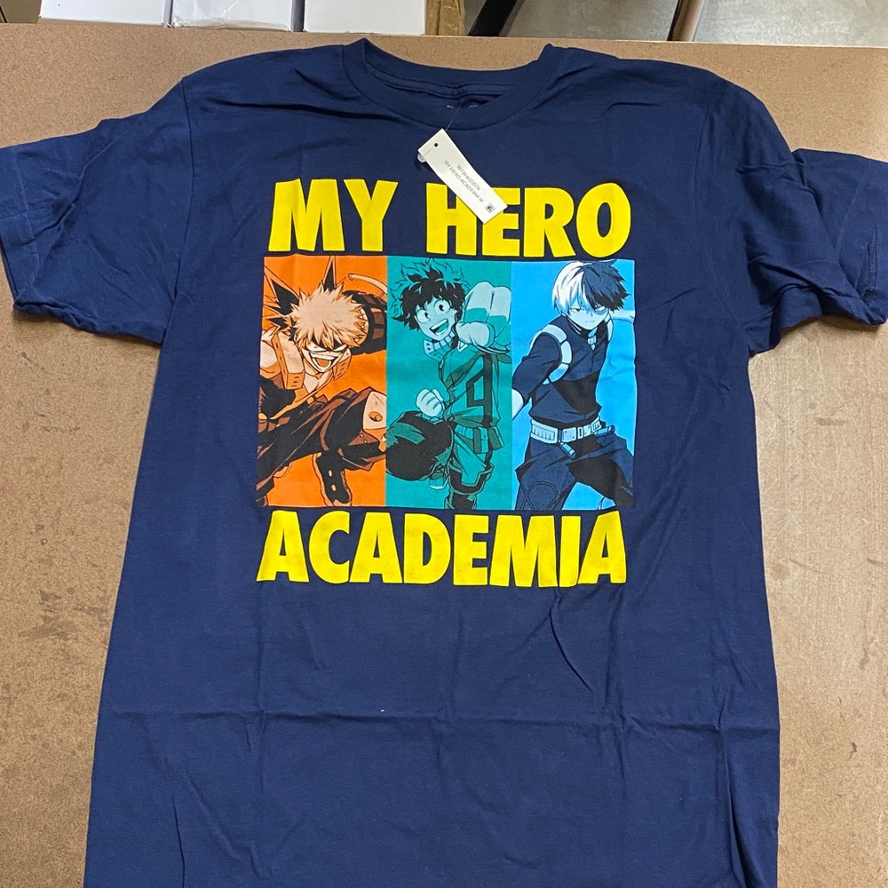 My Hero Academia Navy Blue Graphic Tee